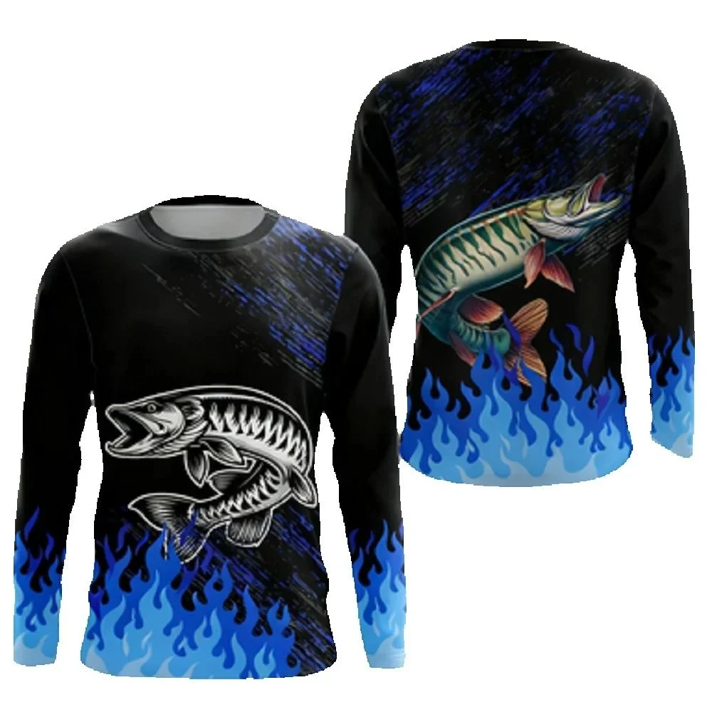 Camisa de pesca para hombre, d - Outdoor Hunting Prints reseña y precio